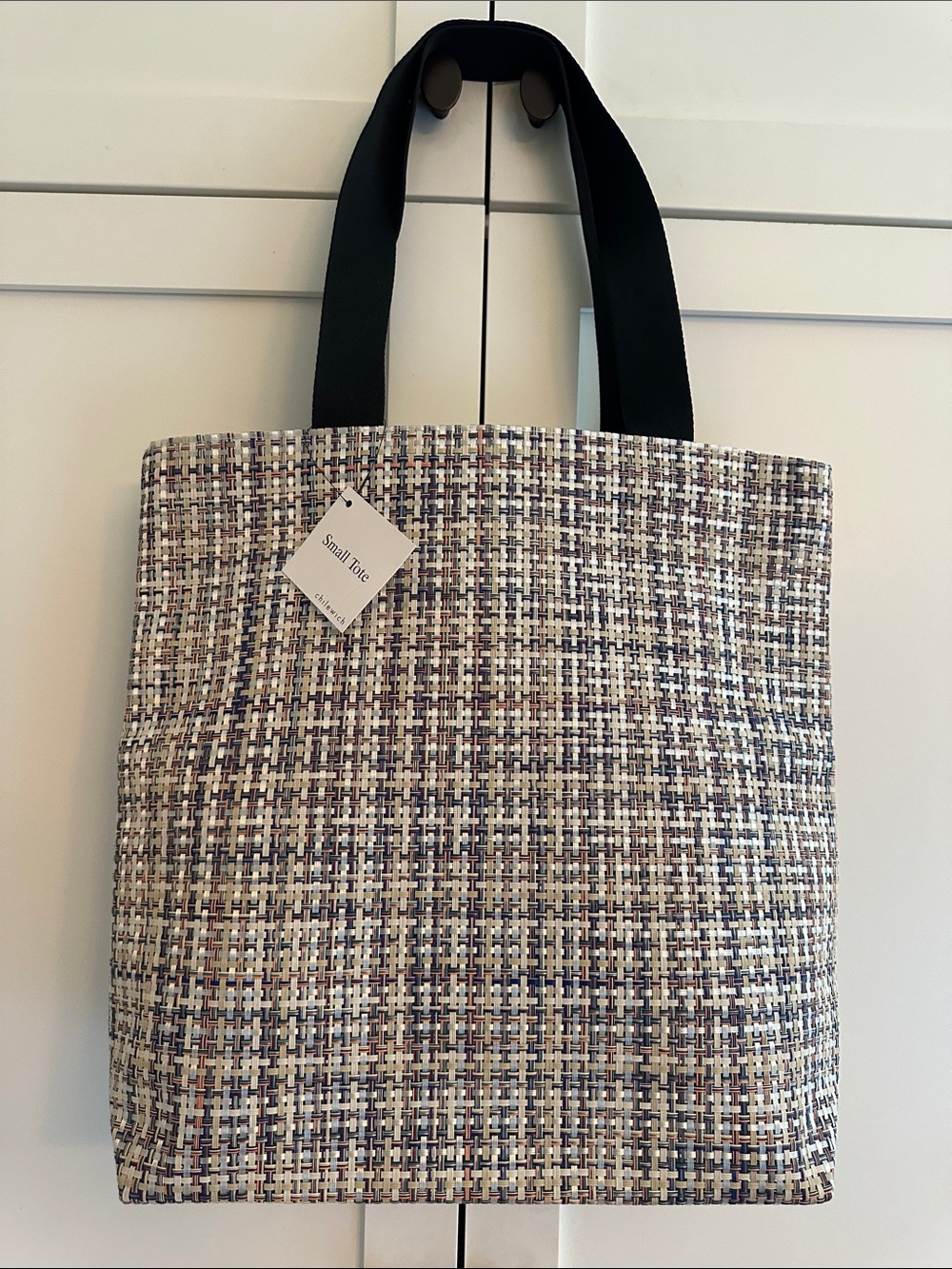 NWT CHILEWICH BASKETWEAVE BON BON SMALL TOTE - Picture 1 of 5